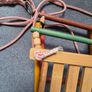 baby wooden swing Image 4