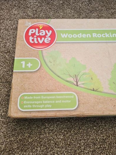PLAYTIVE WOODEN rocking horse age 1+