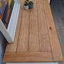 Beautiful 5 Drawer Chest of Drawers with Natural Wood Top Image 3