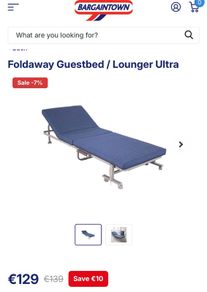 Foldaway Guest Bed/lounger