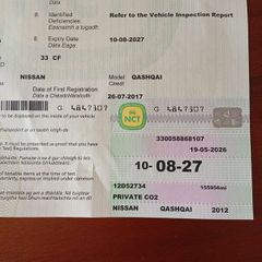 Nissan Qashqai 2012 new nct 08-27