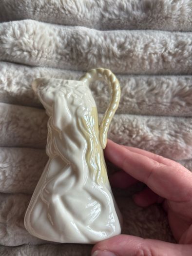 Vintage Belleek Ireland "Undine" Water Nymph Cream Pitcher (1965-1980)