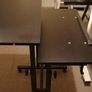 Adjustable height mobile desk - black Image 2