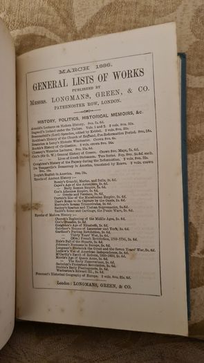 Oceana. By J. A. Froude. Rare Vintage 1886 First Edition. Hardback In Fair Condition. Printed By Longmans, Green, And Co 1886. 25.