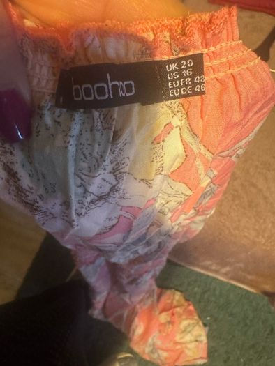 Brand new Boohoo full length maxi floral dress size UK20 EU48 Postage included