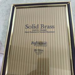 Solid Brass PHOTO FRAME Hand Polished & Ternish Resistant Feframe OF HUNTINGDON 8x10 in 20-250m