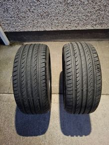 2 x 245/45 ZR R 17"  95W Tyres - A rated for rain.   145KLMs only - AS NEW