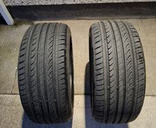 2 x 245/45 ZR R 17"  95W Tyres - A rated for rain.   145KLMs only - AS NEW