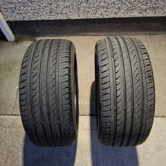 2 x 245/45 ZR R 17"  95W Tyres - A rated for rain.   145KLMs only - AS NEW