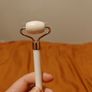 White Stone Facial Massage Roller Image 3
