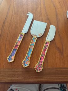 Anthropologie Cheese Knife Set
