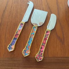 Anthropologie Cheese Knife Set