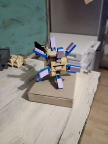 Lego minifigure Minecraft old guardian