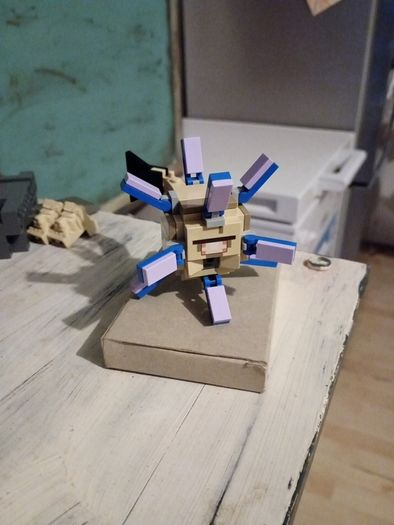 Lego minifigure Minecraft old guardian