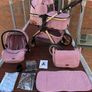 Brand new Baby travel system 3 in 1 baby pink Image 2
