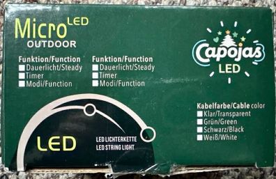 Capojas Micro LED Outdoor string/fairy Lights