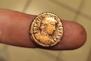 Genuine Roman coin from Constantine or Jovian era