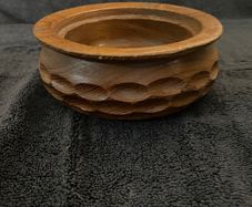 Hand carved wooden bowl