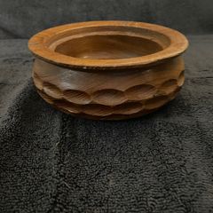 Hand carved wooden bowl