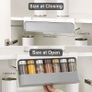 BRAND NEW Self-adhesive Kitchen Spice Organizer Rack Wall-mounted Seasoning Bottle Storage Rack Under Desk Drawer Hidden Kitchen Storage Image 7