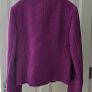 Weekend Max Mara 100 percent Wool Blazer Jacket - Magenta Fuchsia Pink Boucle - Size UK 14 Image 2