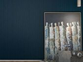 18mm MDF Wood Wall Panel London Blues 280x12.1cm