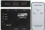 HDMI 3 Port Switcher Splitter Switch Hub with Remote for HDTV PS3 Sky Xbox 360