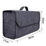 Large Anti Slip Compartment Boot Storage Organizer Tool Car Storage Bag Car Trunk Organizer Soft Felt Storage Box Accessories Image 2