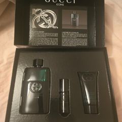 Gucci guilty black mens aftershave gift set