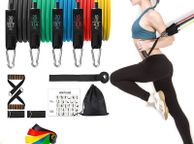 main image for ad Body Fit Resistance Bands Set For Fitness Training 11 Set