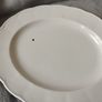 Vintage white serving Platter Image 3