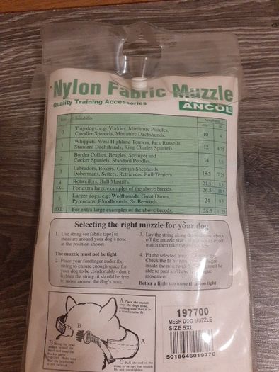 dog muzzle