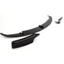 F30 gloss black front lip splitter Image 4