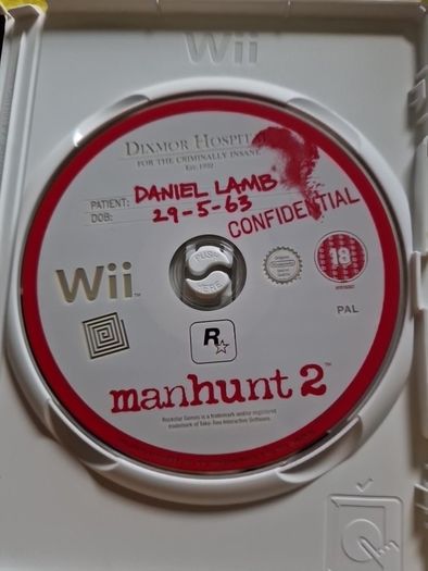 Manhunt 2 Nintendo Wii games Original