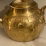 Selection Hand carved Brass items. Image 5