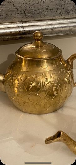 Selection Hand carved Brass items.