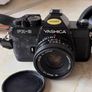 Yashica FX-3 film camera with 50mm lens and Tamron 80-210mm lens Image 3