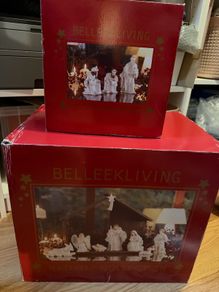 Belleek nativity set