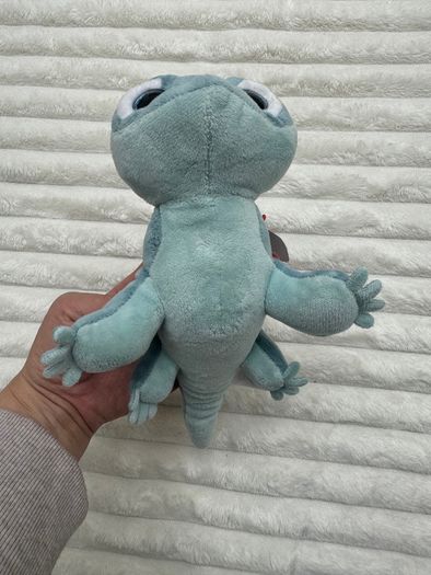 TY Frozen 2 Plush Sparkle BRUNI The Fire Spirit Salamander NOT Working Damaged eyes Used  Please look at the pictures