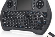 Mini Wireless Keyboard 2.4G, Handheld Remote with Touchpad Mouse for Android TV Box, Windows PC, HTPC, IPTV, Raspberry Pi, XBOX 360, PS3, PS4