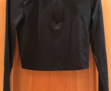 Ladies Black Zip Top by Shein