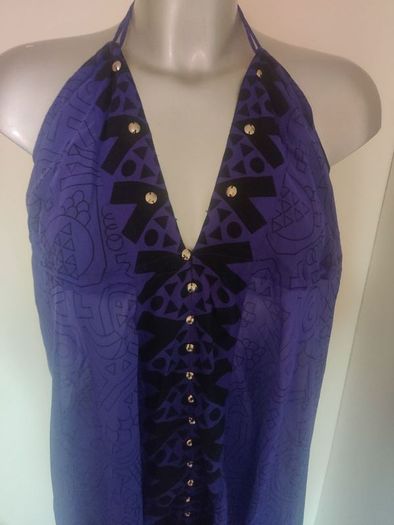 BNWT Ocean Club Purple halter neck beachwear jumpsuit size UK16 EU44 Postage included