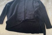 Allsaints Open Shoulder Able Cardigan Charcoal Grey Small