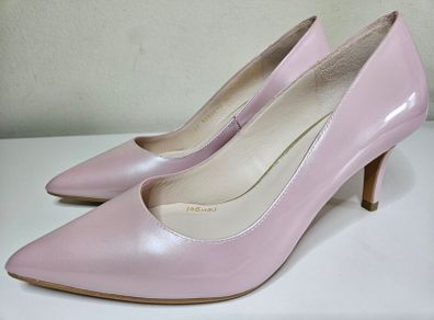 Lodi Mavi stiletto court low heel eco leather patent court shoes RRP 135 euro size UK 4 new & boxed