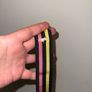 Lauren Ralph  Navy Blue, Pink, Yellow Striped Belt. 98 cm new Image 5
