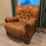 Vintage Leather Couch Set Image 2