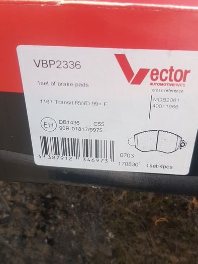 Ford Transit brake pads