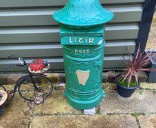 Irish Post Box Cast Aluminium