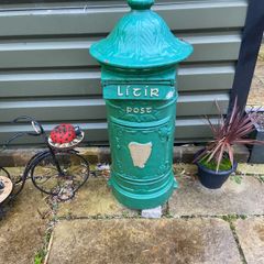 Irish Post Box Cast Aluminium