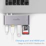 Rocketek Mini Dock Combo USB 3.0 Hub + HDMI 4K@30Hz & SD/TF Card Reader Aluminum Alloy (Brand New/Warranty) Image 9
